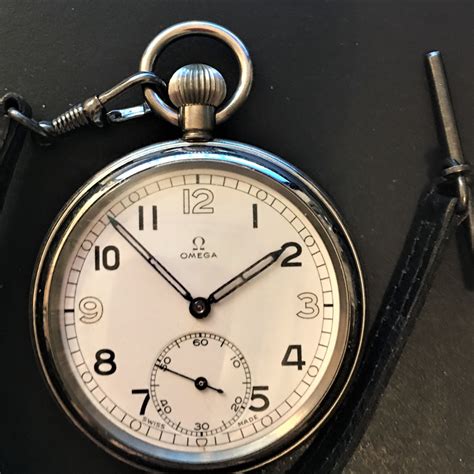 omega military pocket watch